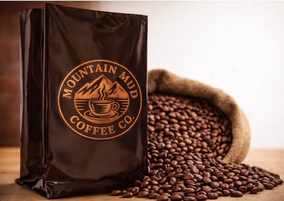 Mountain Mud coffee bag